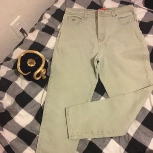 Light green jeans